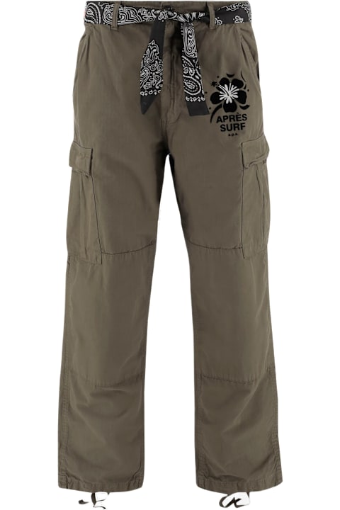 Apres Surf Clothing for Men Apres Surf Cotton Cargo Pants