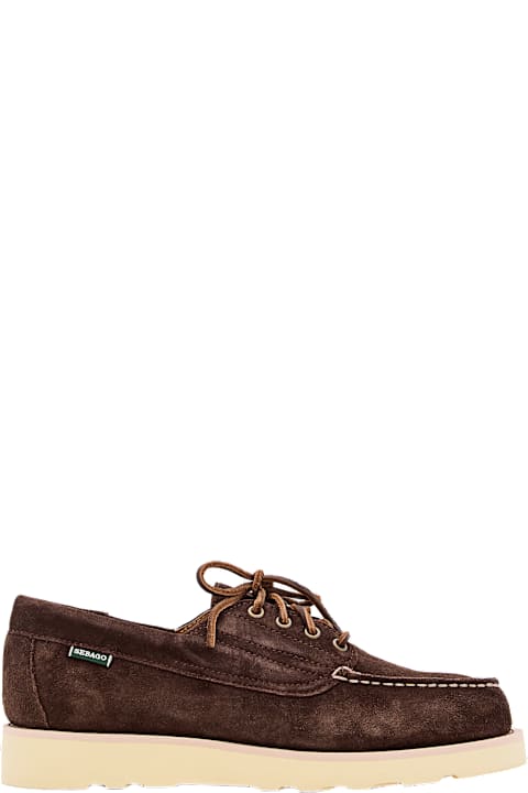 Sebago for Kids Sebago Askookfield Suede Leather Loafers