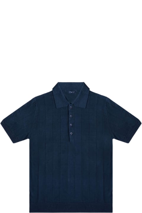 Larusmiani for Men Larusmiani Linen And Cotton Polo Saint Tropez Sweater