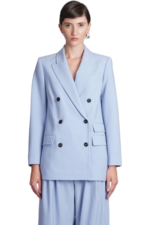 Zimmermann Coats & Jackets for Women Zimmermann Blazer In Cyan Polyamide