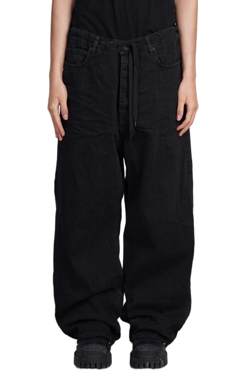 Pants for Women Balenciaga Pants In Black Cotton