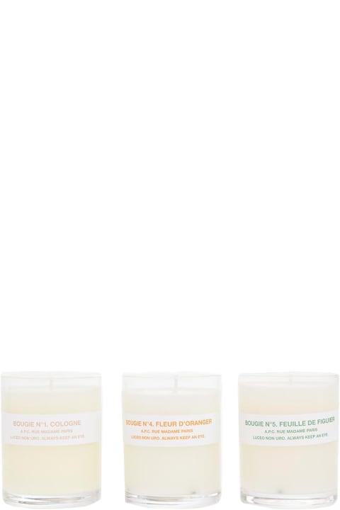 Home Décor A.P.C. Set Of Three Scented Candles