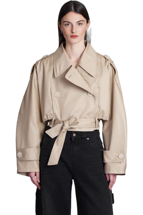DARKPARK Coats & Jackets for Women DARKPARK Penelope Casual Jacket In Beige Cotton