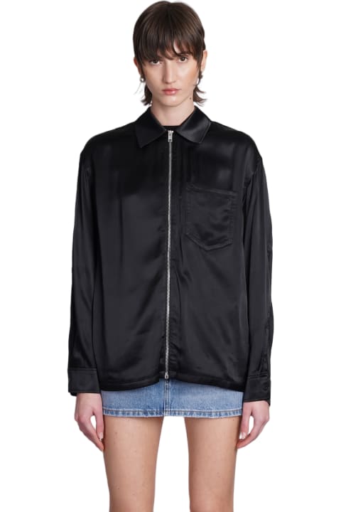 Alexander Wang Coats & Jackets for Women Alexander Wang Shirt In Black Viscose