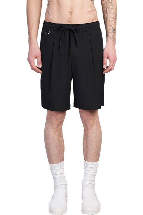 Low Brand Pants for Men Low Brand Tokyo Shorts In Black Polyester
