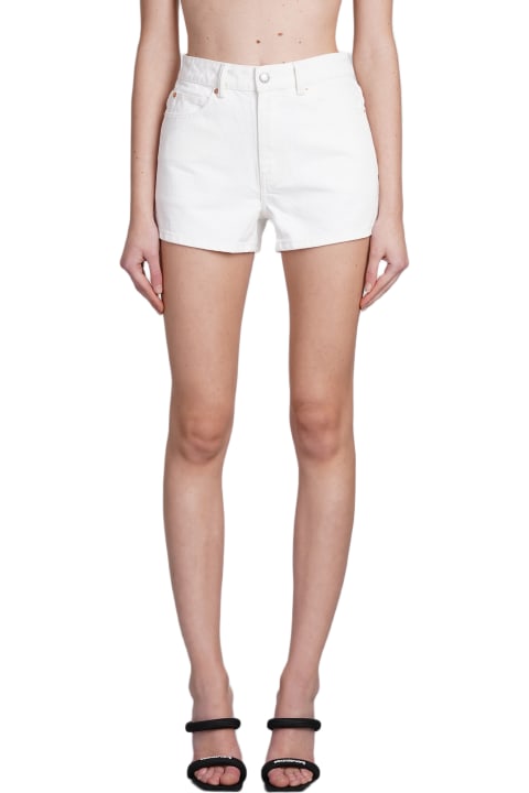 Alexander Wang Pants & Shorts for Women Alexander Wang Shorts In White Cotton