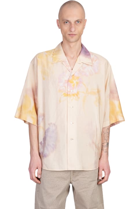 メンズ Lemaireのウェア Lemaire Shirt In Yellow Silk