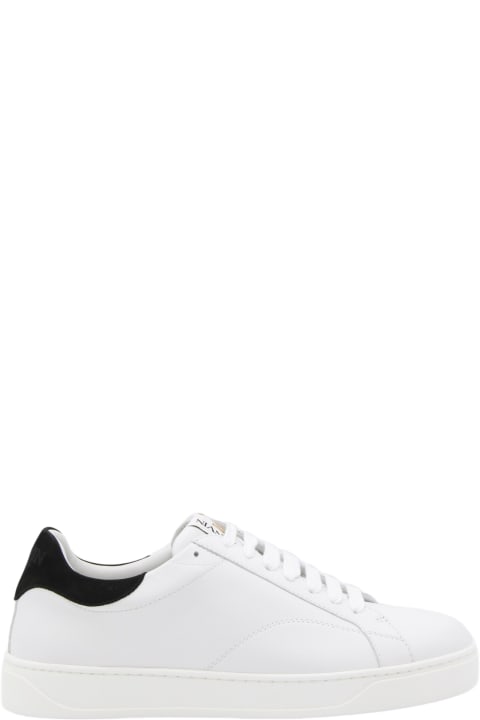 Lanvin for Men Lanvin White Leather Dbbo Sneakers