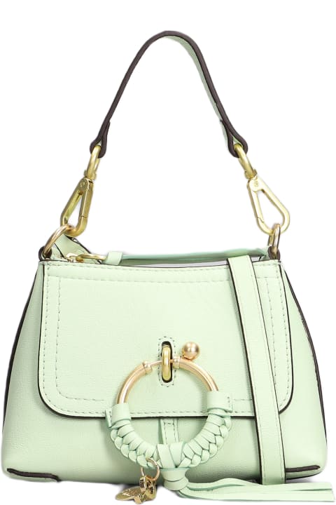 See by Chloé for Women See by Chloé Joan Mini Shoulder Bag In Green Leather