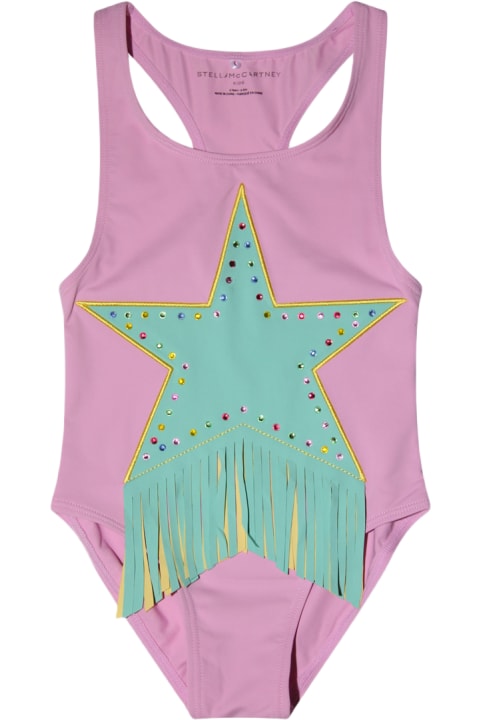 Stella McCartney Swimwear for Girls Stella McCartney Pink Multicolour Swimsuit