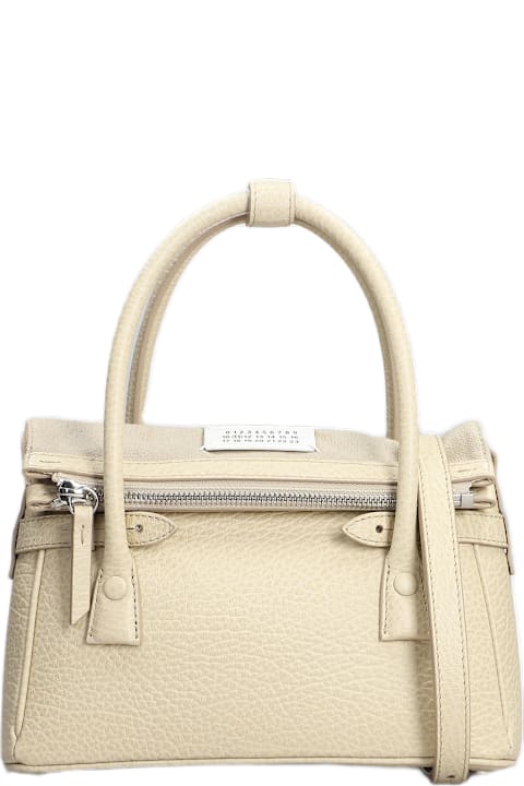 【送料&関税込】Maison Margiela 5ac East West Cream Leather Maison Margiela '5ac East West' Cream Leather Bag | italist