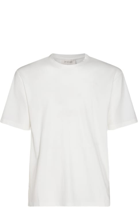 Piacenza Cashmere Topwear for Men Piacenza Cashmere White Cotton T-shirt