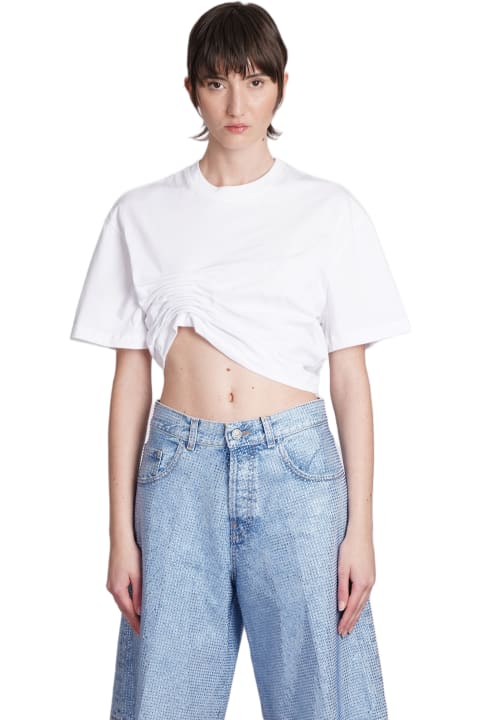 Laneus Topwear for Women Laneus T-shirt In White Cotton