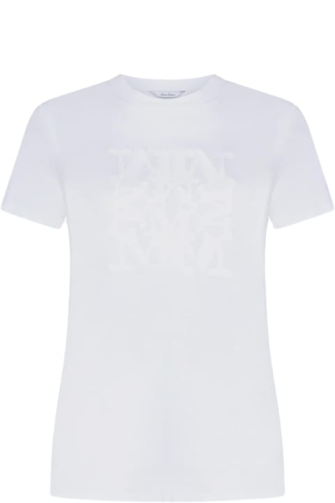 ウィメンズ Max Maraのウェア Max Mara Taverna Logo Cotton T-shirt