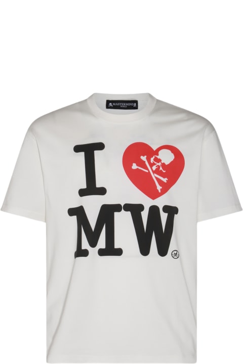 MASTERMIND WORLD Women MASTERMIND WORLD White Cotton T-shirt