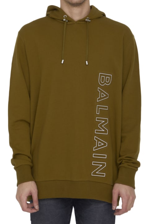 Balmain Fleeces & Tracksuits for Men Balmain Reflective Logo Hoodie