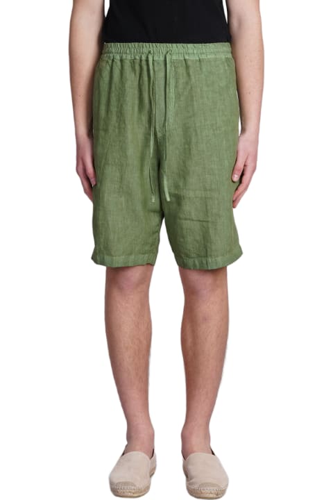 メンズ 120% Linoのウェア 120% Lino Shorts In Green Linen