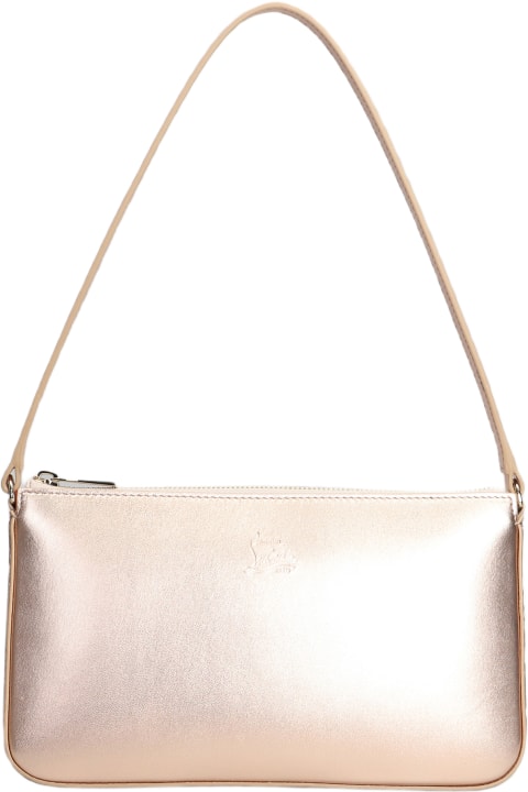 Bags Sale for Women Christian Louboutin Loubila Shoulder Bag In Rose-pink Leather