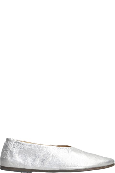 Marsell for Women Marsell Coltellaccio Ballet Flats In Silver Leather