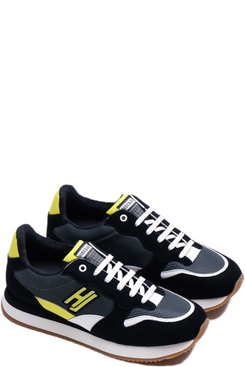 Fashion for Men Hide&Jack Low Top Sneaker - Over Black Yellow