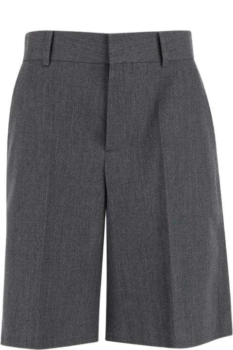 Tailored Wool Short Pants