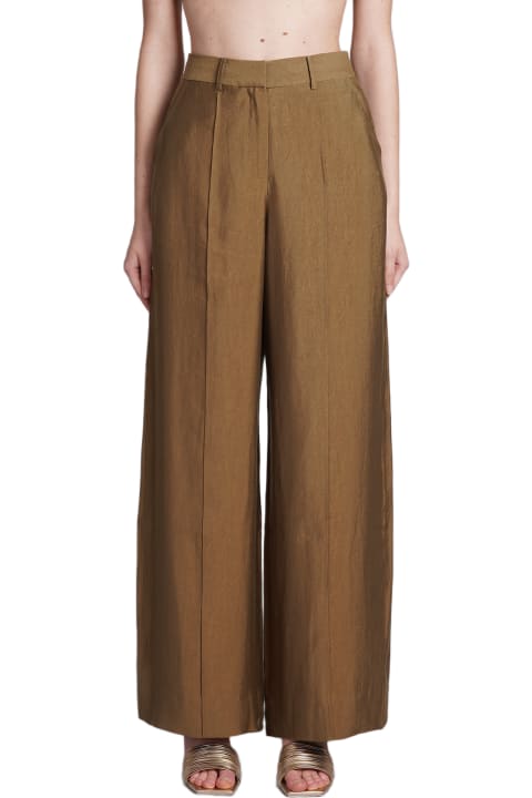 Cult Gaia Pants & Shorts for Women Cult Gaia Janine Pants In Brown Wool And Polyester