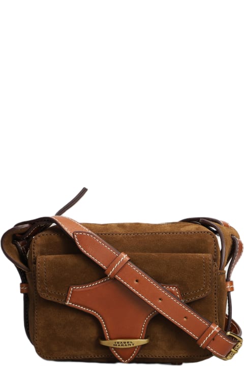 Bags Sale for Women Isabel Marant Wasy Shoulder Bag In Brown Suede