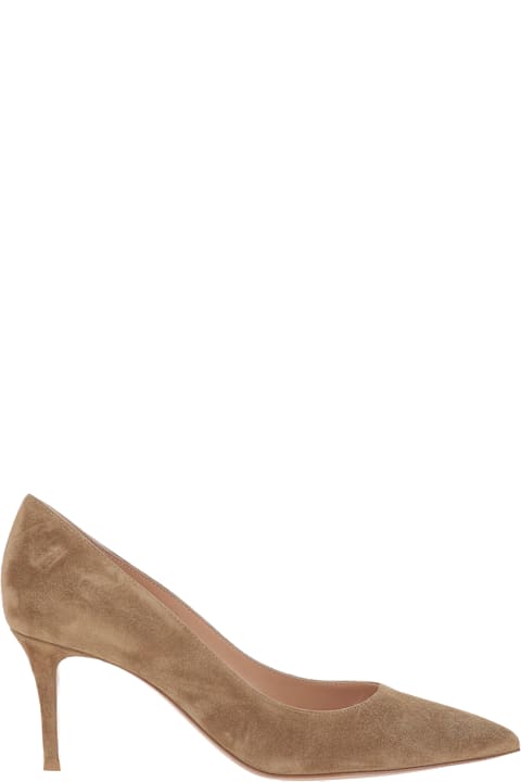 Gianvito Rossi High-Heeled Shoes for Women Gianvito Rossi Suede Pumps