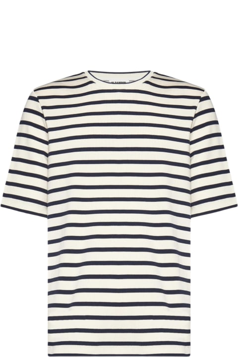 Jil Sander Topwear for Men Jil Sander Striped Cotton T-shirt