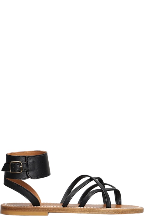 ウィメンズ K.Jacquesのシューズ K.Jacques Selyse F Flats In Black Leather