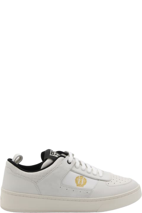 Bally Sneakers for Men Bally White And Black Leather Raise Sneakers