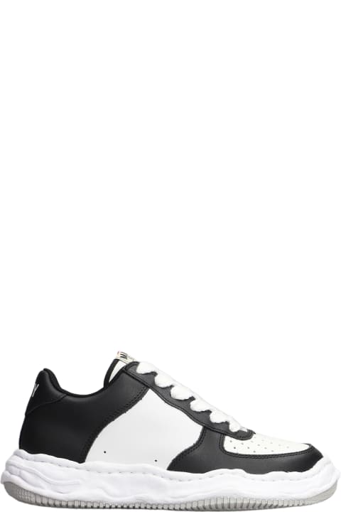 Homeware Mihara Yasuhiro Waney Sneakers In Black Leather
