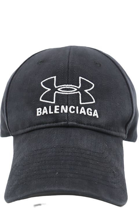 Balenciaga Hats for Men Balenciaga Black Cotton Hat