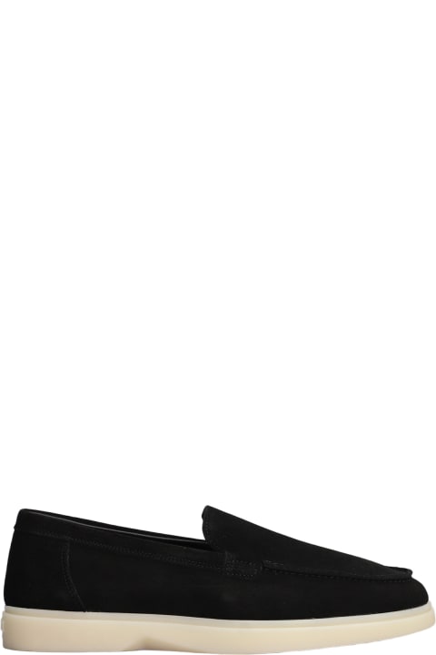 Loafers & Boat Shoes for Men Mason Garments Amalfi Loafers In Black Suede
