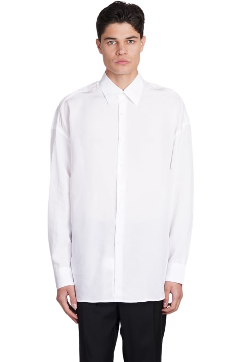 Shirts for Men costumein Valentino Shirt In White Cly