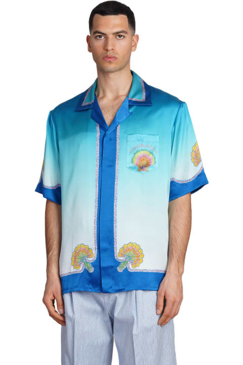 Casablanca Clothing for Men Casablanca Coquillage Coloré Silk Shirt