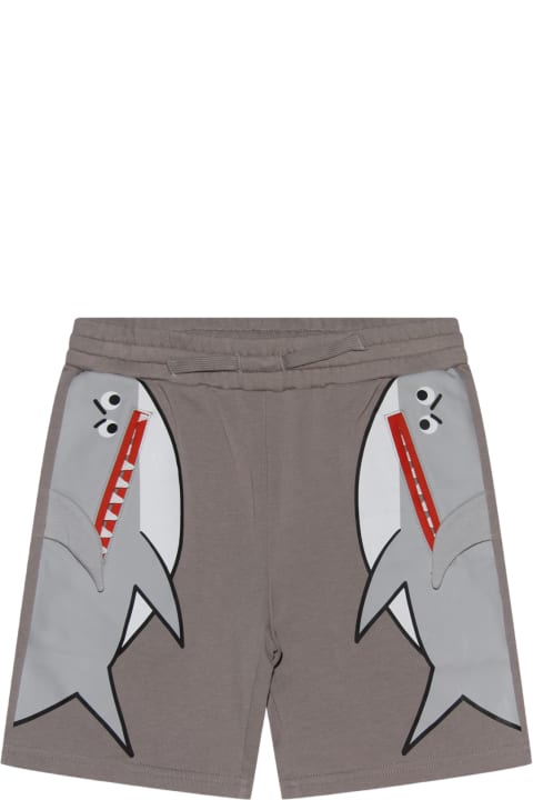 Bottoms for Girls Stella McCartney Grey Cotton Shorts