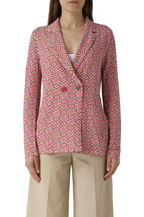 Malìparmi Coats & Jackets for Women Malìparmi Giacca Swirl Print Blazer