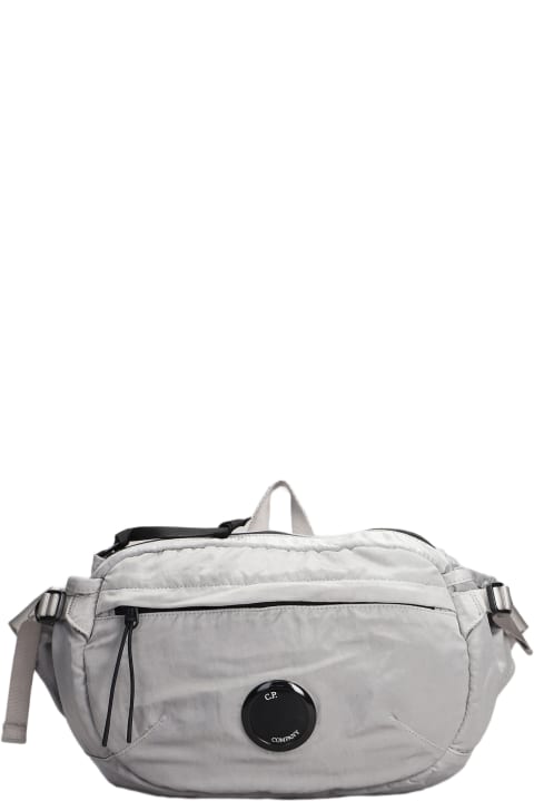C.P. Company Shoulder Bags for Men C.P. Company Nylon B Waist Bag In Grey Polyamide