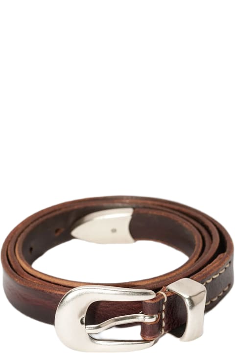 Our Legacy Accessories for Women Our Legacy 2 Cm Belt Brown leather belt - 2 cm belt