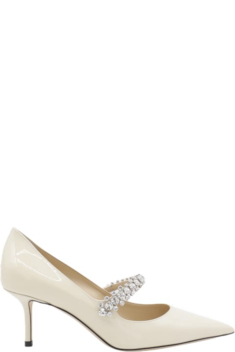 أدوات منزلية Jimmy Choo White Leather Pumps