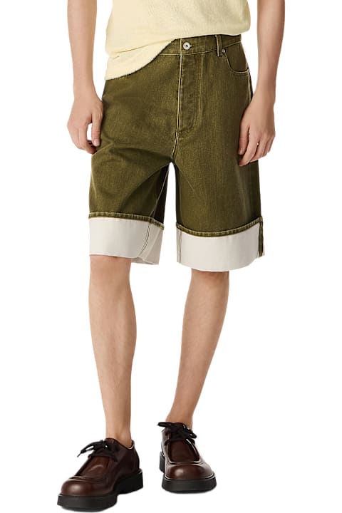 Bottega Veneta Pants for Men Bottega Veneta Short Pants Stone Washed