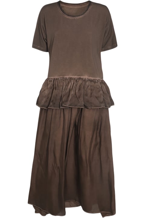 Uma Wang for Women Uma Wang Brown Cotton Dress