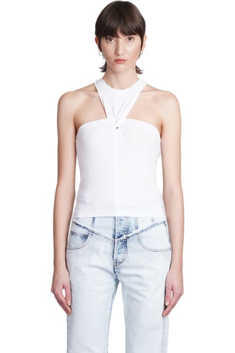 Topwear for Women Isabel Marant Zineba T-shirt In White Cotton