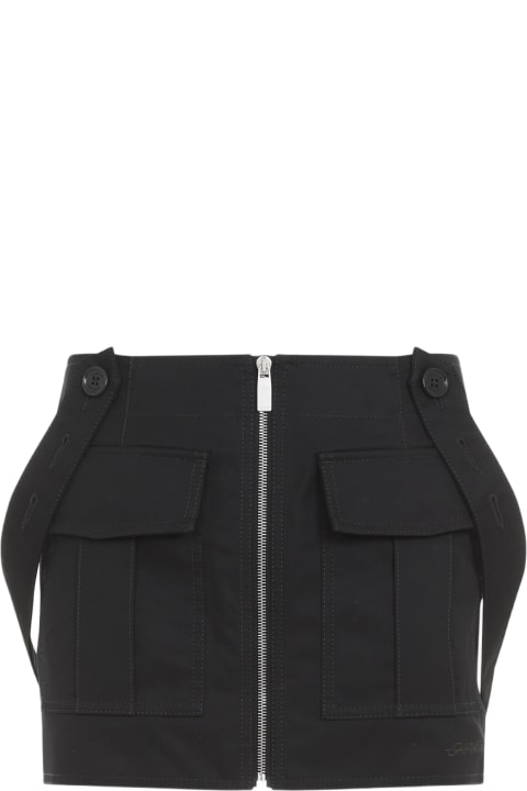 Off-White Skirts for Women Off-White Straps Cargo Mini Skirt