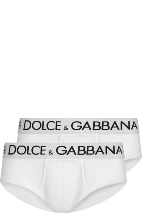 Homeware Dolce & Gabbana White Cotton Slip Underwear