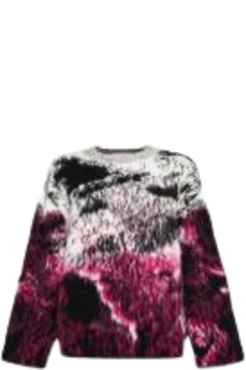 The Attico for Women The Attico Jacquard Wool Blend Sweater