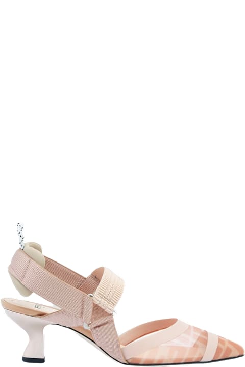 Homeware Fendi Pink Leather Colibrì Sandals