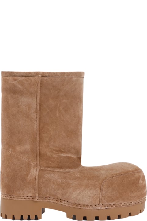 Balenciaga Boots for Men Balenciaga Alaska Fur Low Boots