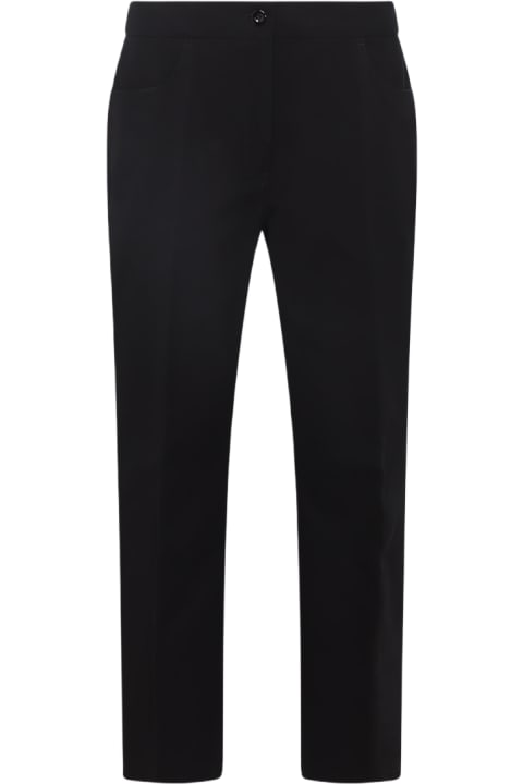 Jil Sander Pants & Shorts for Women Jil Sander Black Cotton Pants